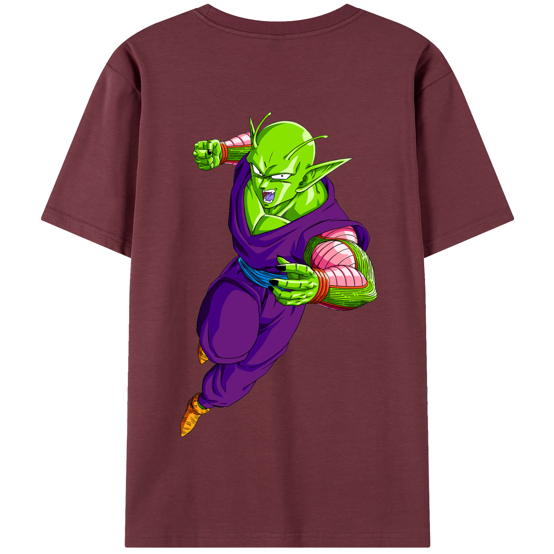 （画像用） ドラゴンボール ピッコロ DRAGON BALL Piccolo 綿100％半袖Tシャツ（背面プリント）